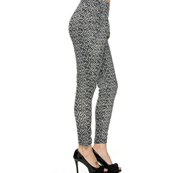 Women Printed Slim Fit Tights with SPIDER PLUS