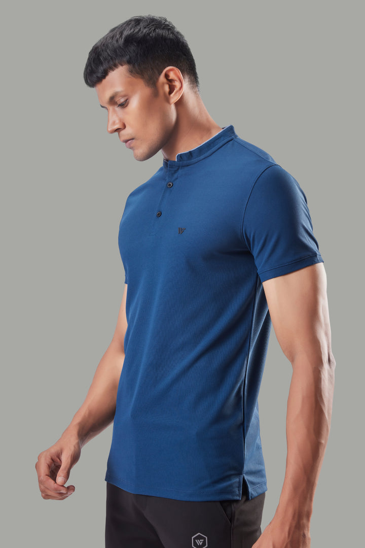 Premium Stand Collar Polo T-shirt