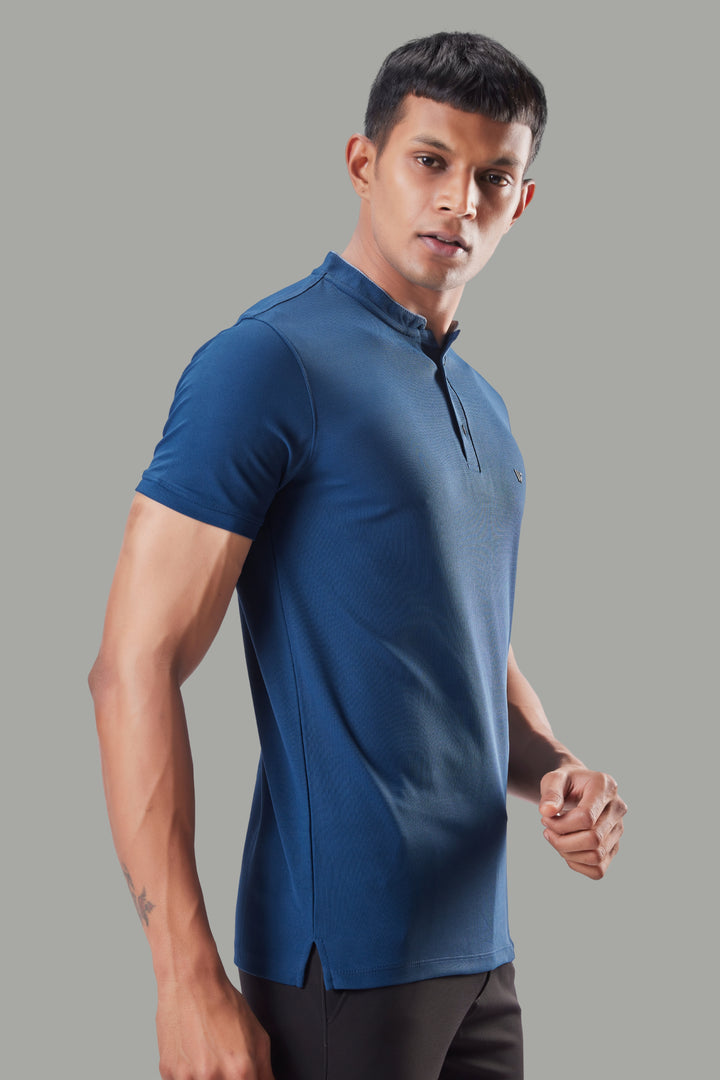 Premium Stand Collar Polo T-shirt