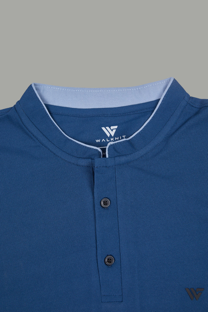 Premium Stand Collar Polo T-shirt