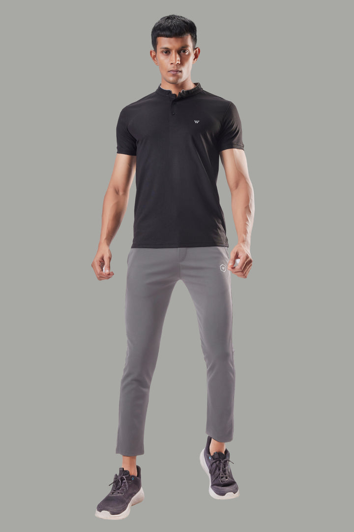 Premium Stand Collar Polo T-shirt