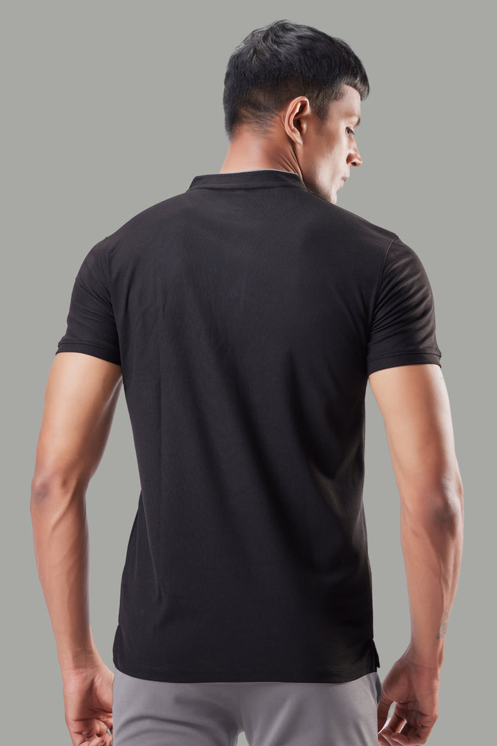 Premium Stand Collar Polo T-shirt