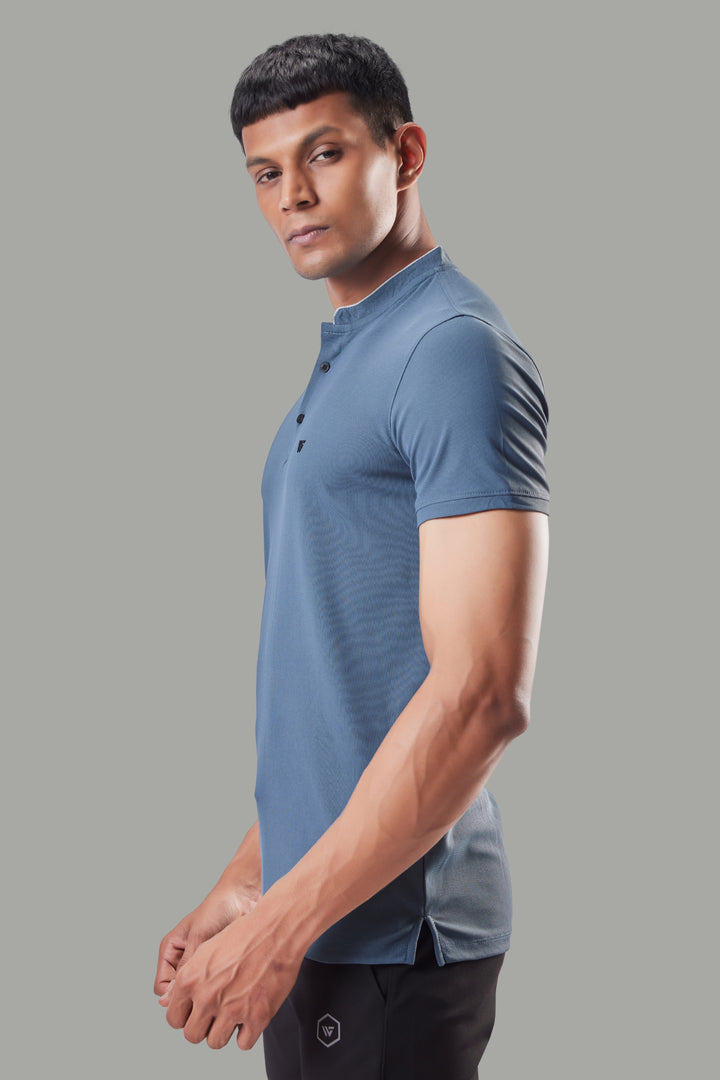 Premium Stand Collar Polo T-shirt