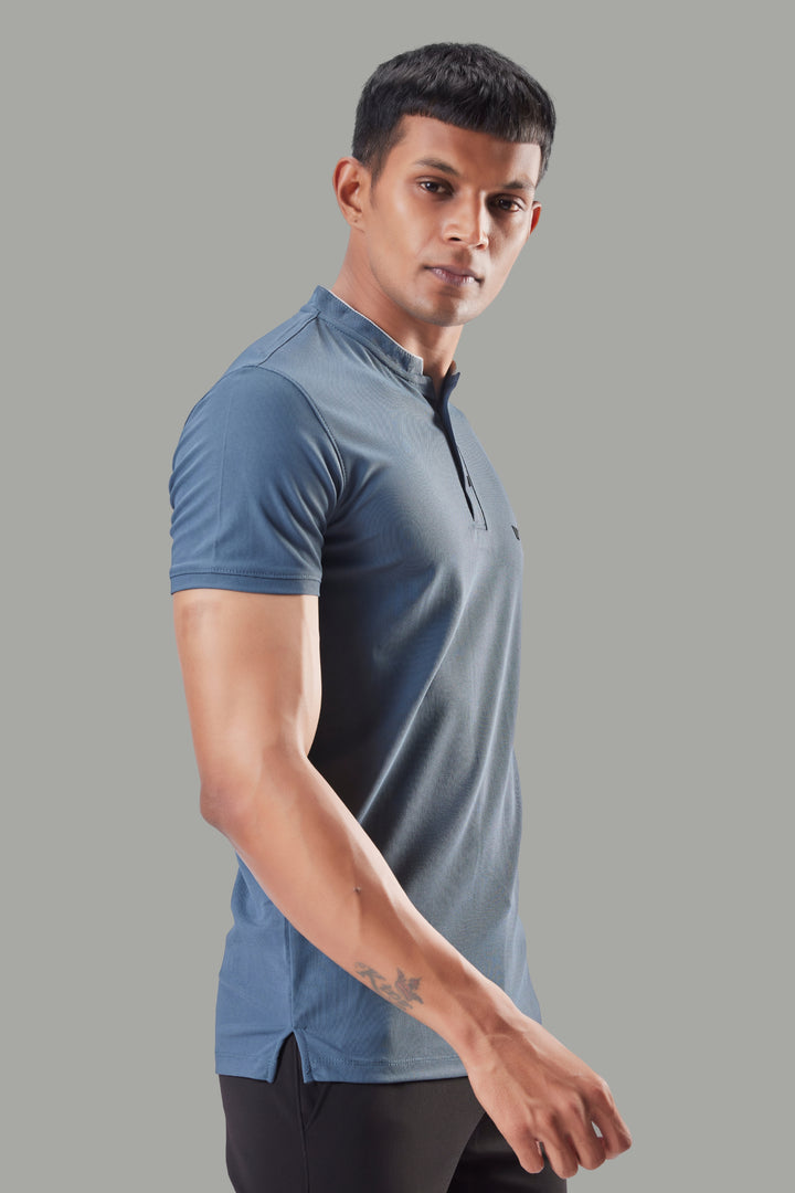 Premium Stand Collar Polo T-shirt