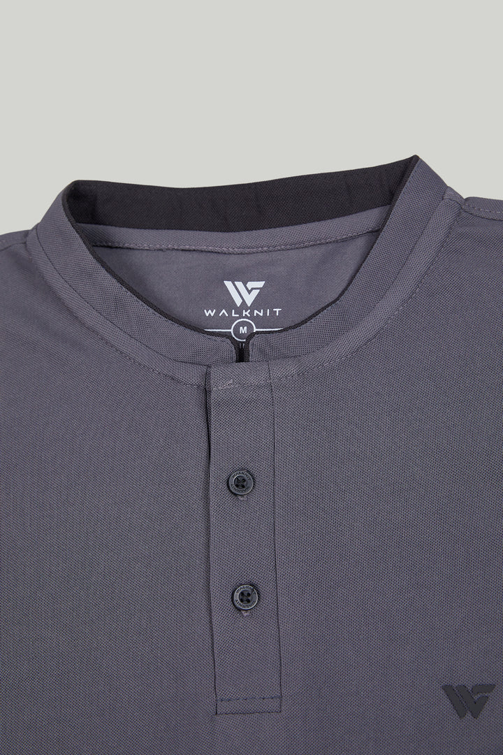 Premium Stand Collar Polo T-shirt