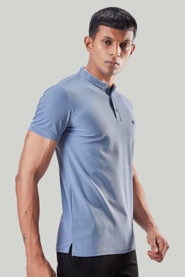 Premium Stand Collar Polo T-shirt