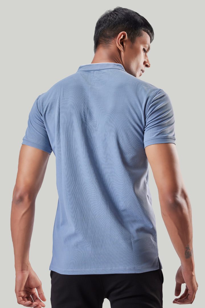 Premium Stand Collar Polo T-shirt