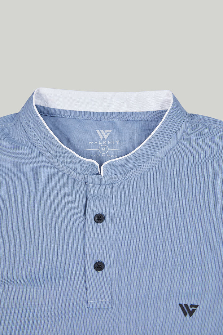 Premium Stand Collar Polo T-shirt