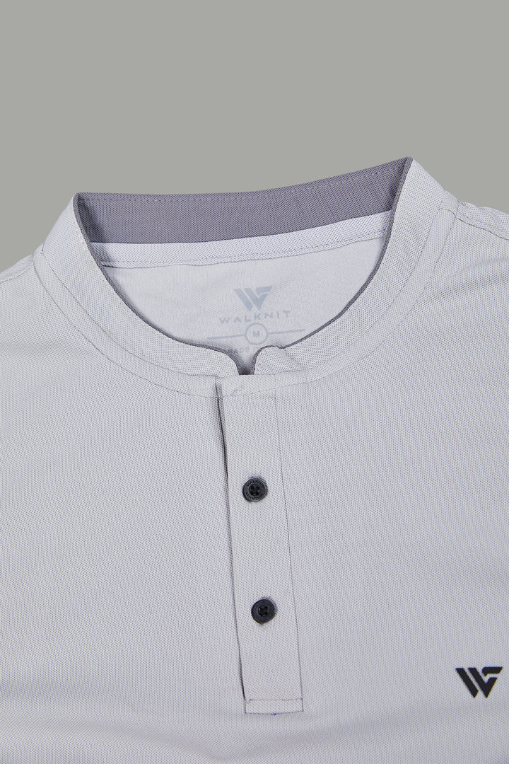 Premium Stand Collar Polo T-shirt