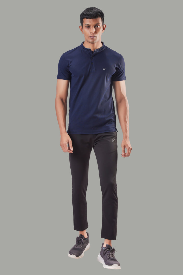 Premium Stand Collar Polo T-shirt