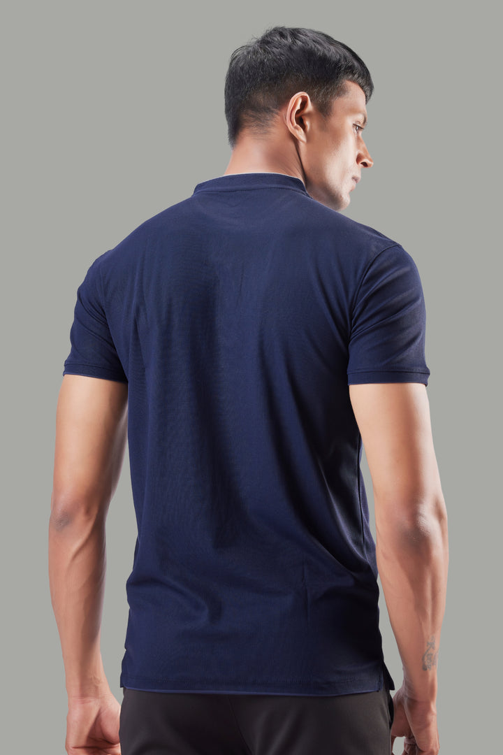 Premium Stand Collar Polo T-shirt