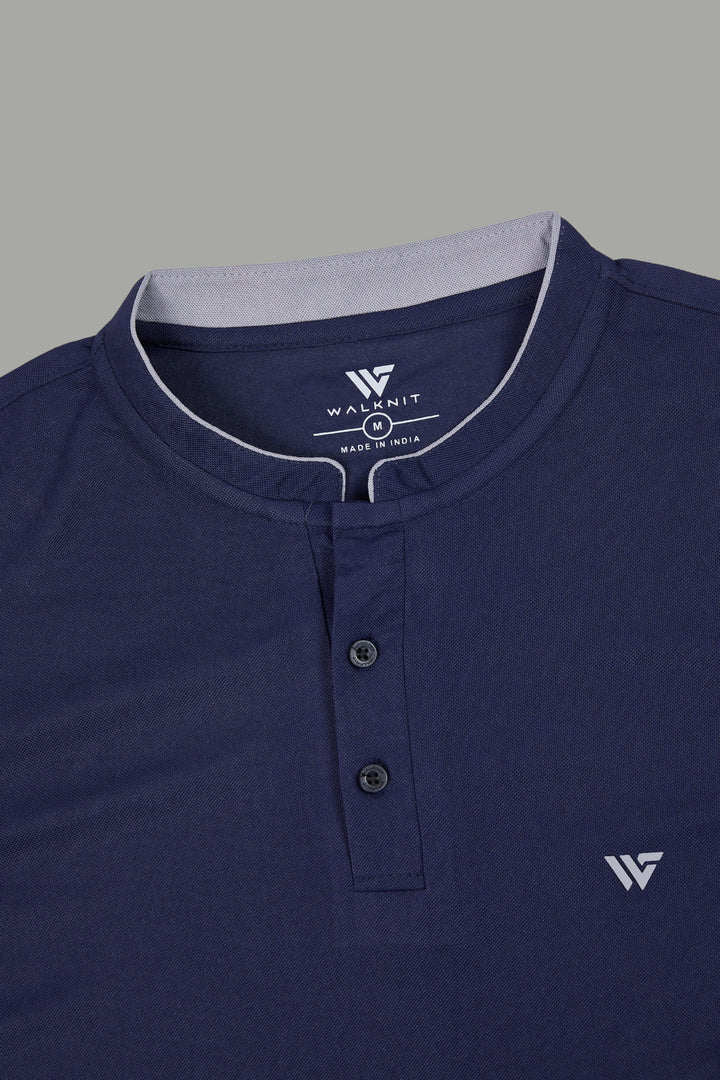 Premium Stand Collar Polo T-shirt