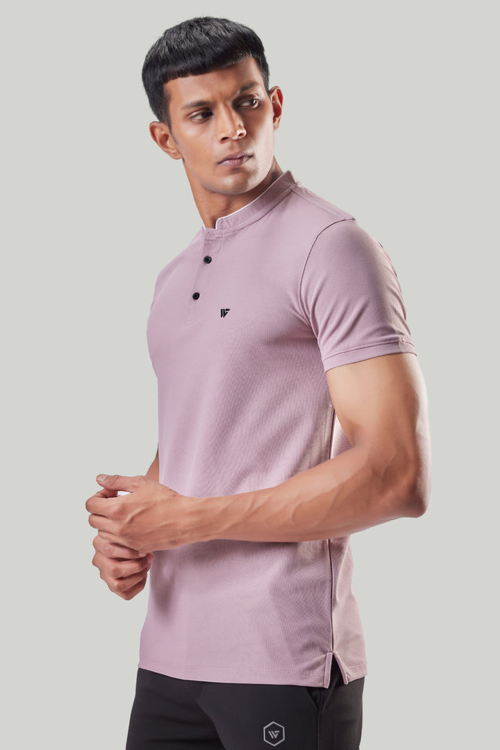 Premium Stand Collar Polo T-shirt