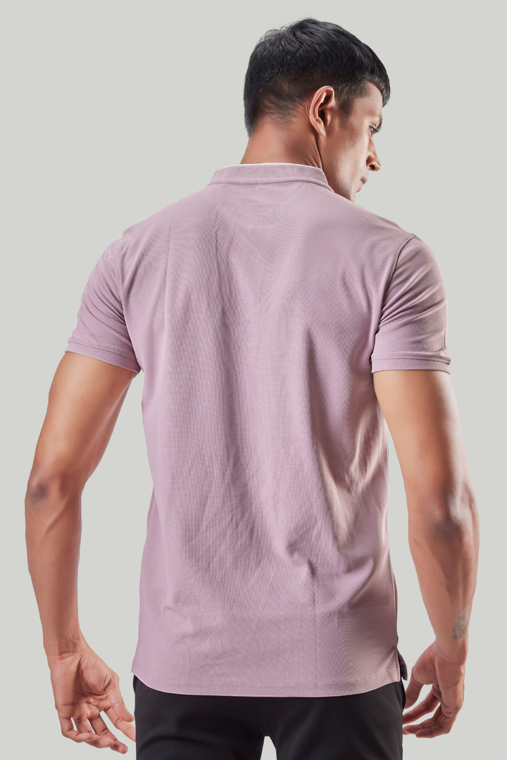 Premium Stand Collar Polo T-shirt