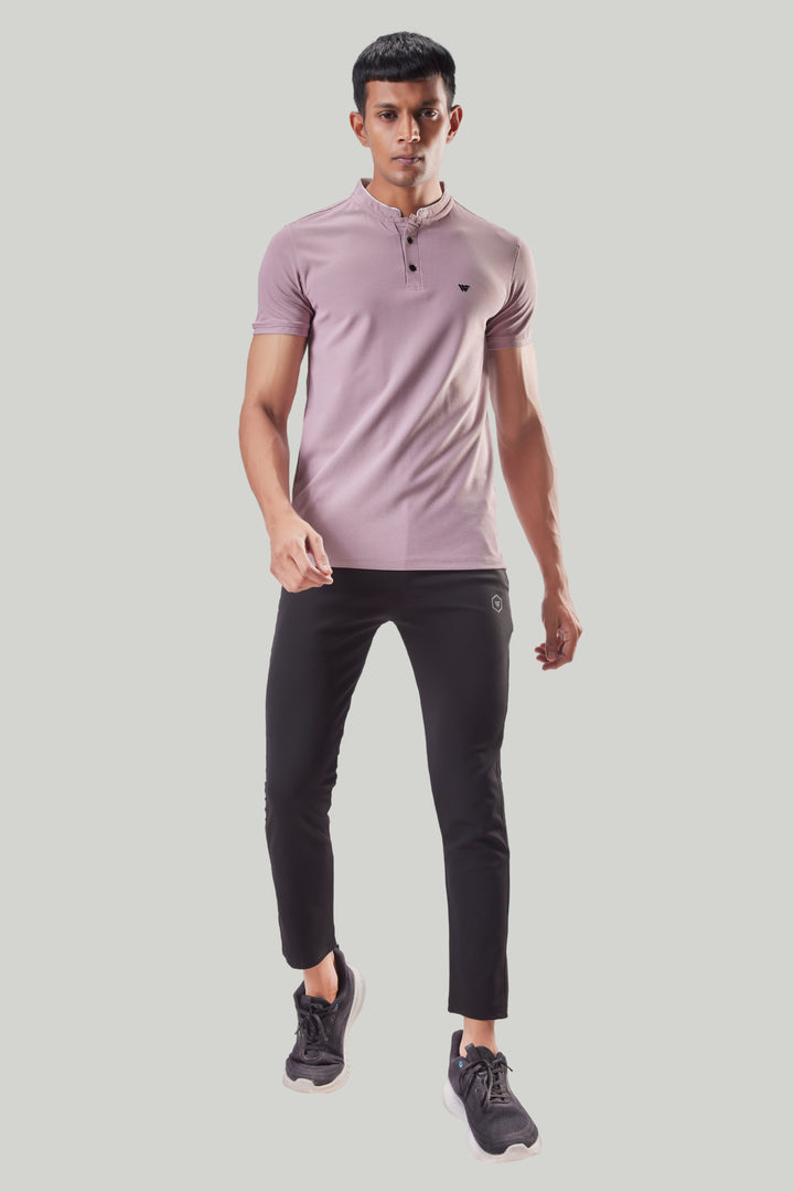 Premium Stand Collar Polo T-shirt