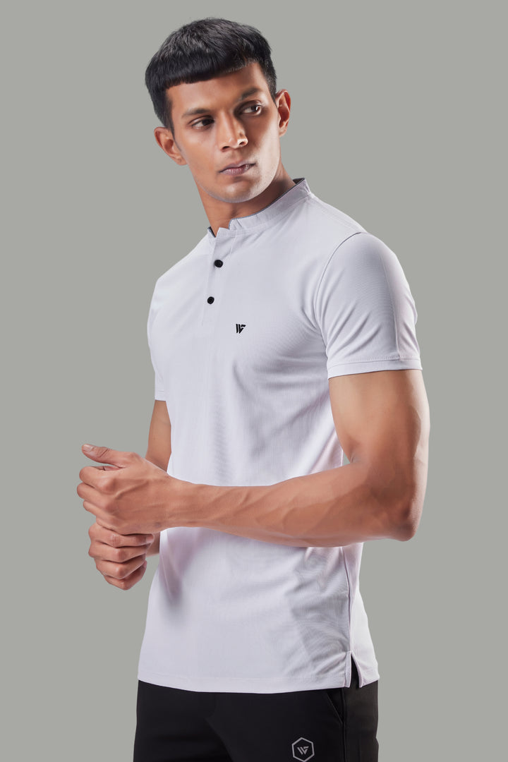 Premium Stand Collar Polo T-shirt