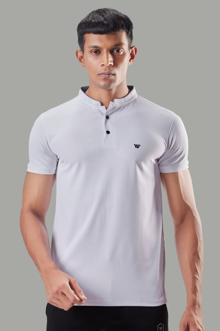 Premium Stand Collar Polo T-shirt