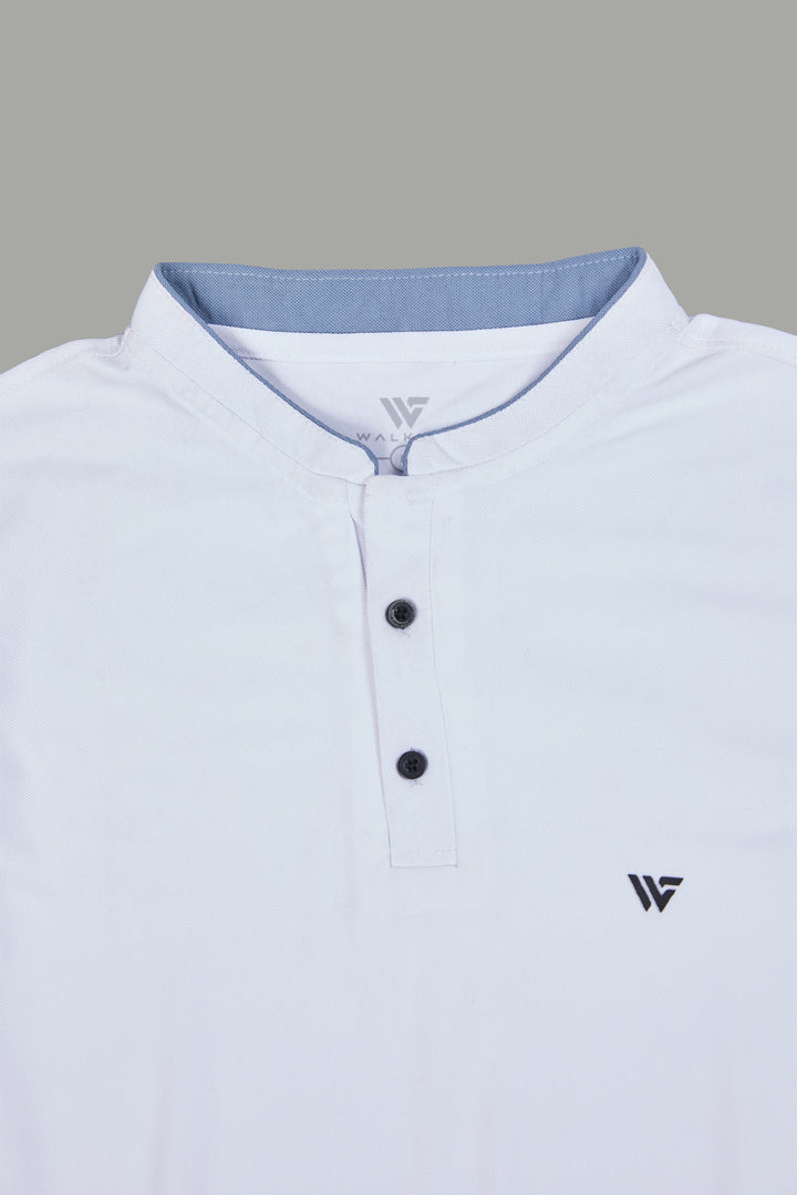 Premium Stand Collar Polo T-shirt